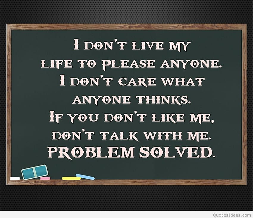Quotes For Mobile, i dont care quotes HD wallpaper