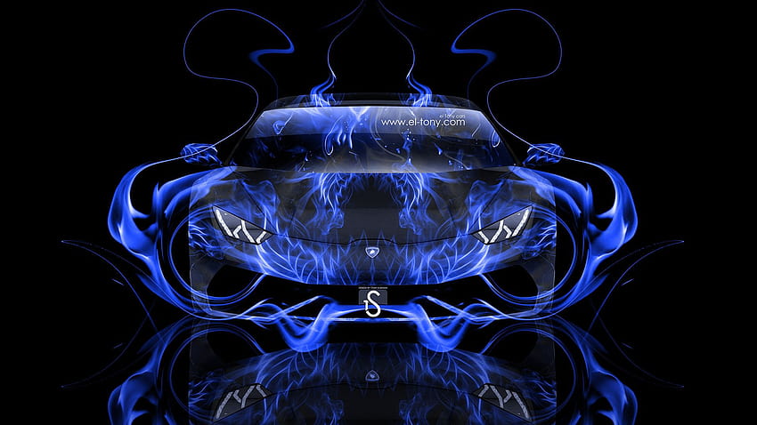 7 Blue Fire, blue fire cars HD wallpaper | Pxfuel