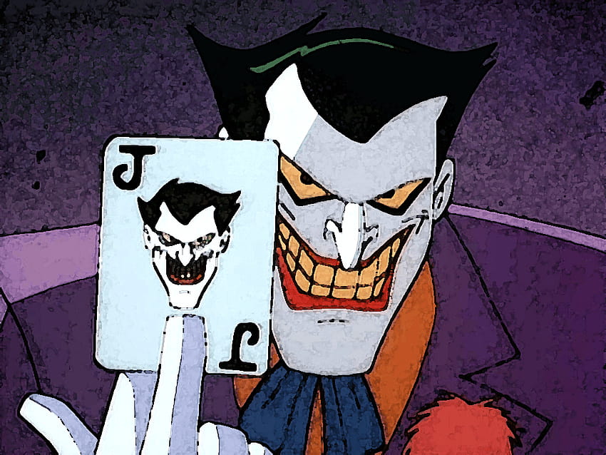 Der klassische Joker im Cartoon, Joker-Cartoon HD-Hintergrundbild