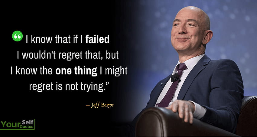 Cytaty Jeffa Bezosa o biznesie, które każdy przedsiębiorca powinien przeczytać, cytaty Tapeta HD