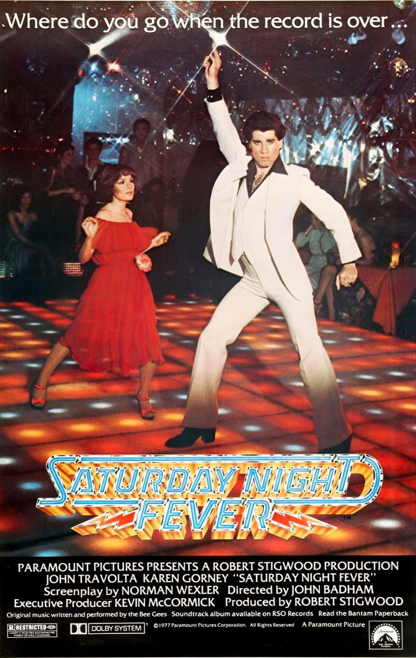 Galerie für Saturday Night Fever John Travolta und Karen Lynn Gorney HD-Handy-Hintergrundbild