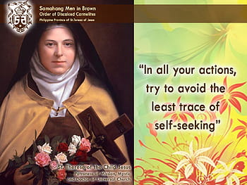 Daily Quote from St. Therese of the Child Jesus. ., santa teresa de ...