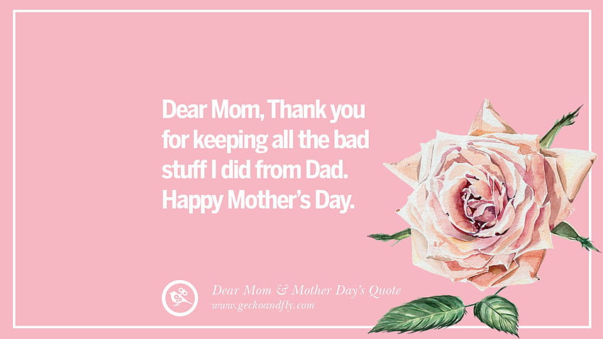 60 Inspirational Dear Mom And Happy Mother's Day Quotes, happy mothers day 2020 HD wallpaper