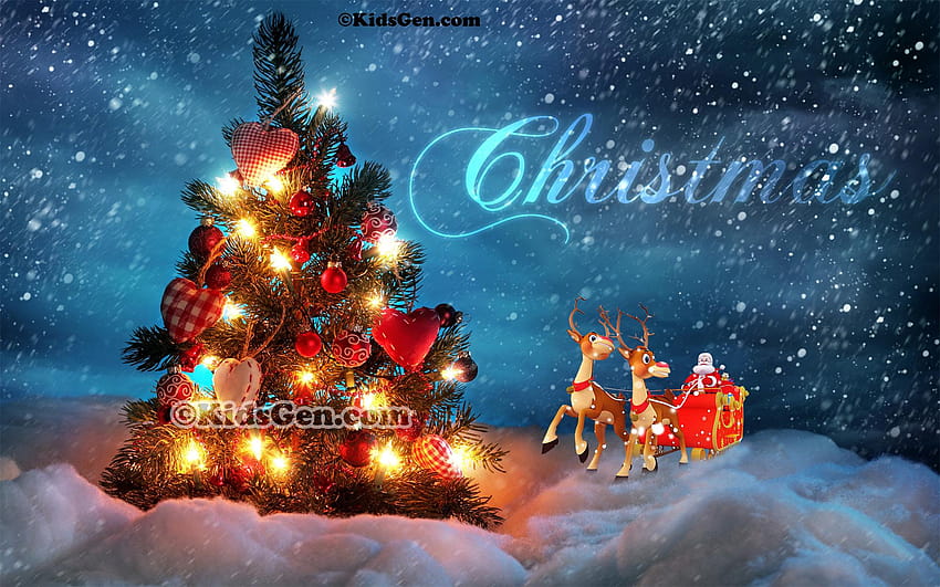 Cute Christmas for kids, christmas tarp HD wallpaper