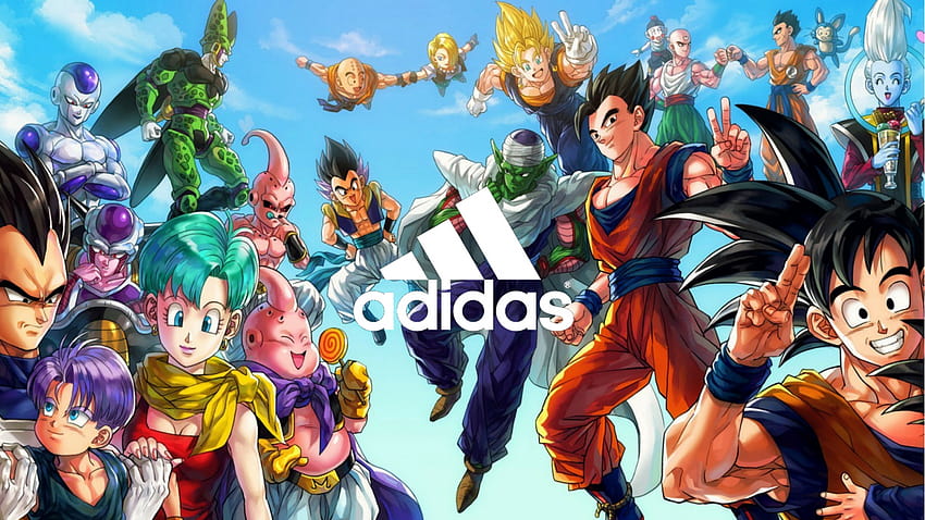adidas x Dragon Ball Z, anime adidas HD wallpaper