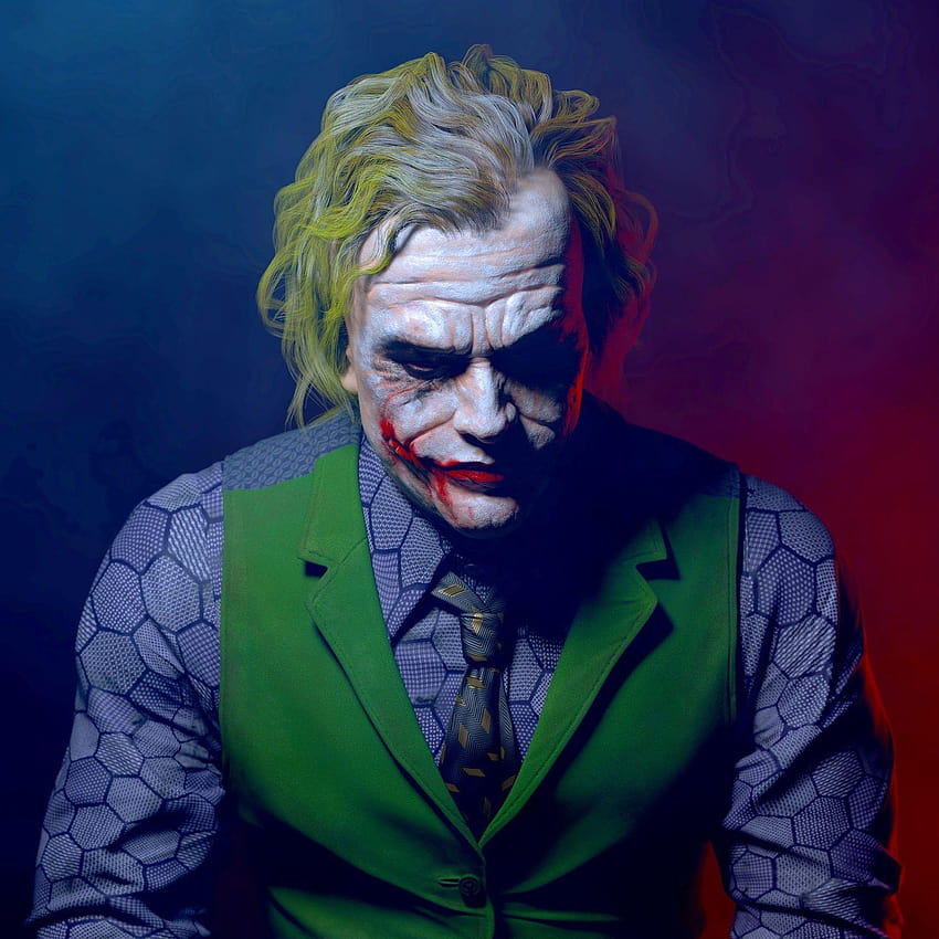 Heath Ledger Joker 1024x768 ·①, the joker heath ledger HD phone wallpaper