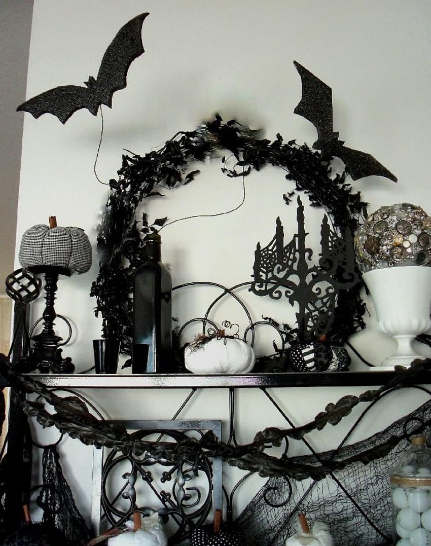Vollständige Liste der Halloween-Dekorationsideen in Ihrem Zuhause, Halloween-Hausdekoration HD-Handy-Hintergrundbild