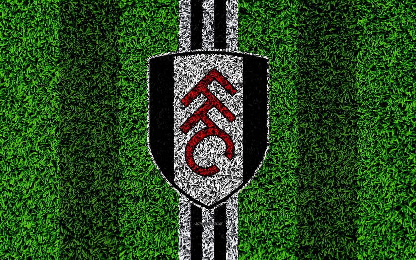 Fulham FC, football lawn, logo, emblem HD wallpaper