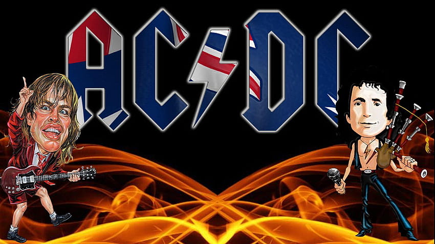AC/DC and Backgrounds, bon scott acdc HD wallpaper