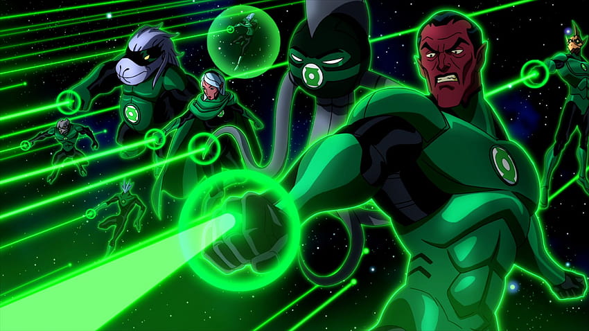 Green Lantern: Emerald Knights , Movie, HQ Green Lantern, green lantern constructs HD wallpaper