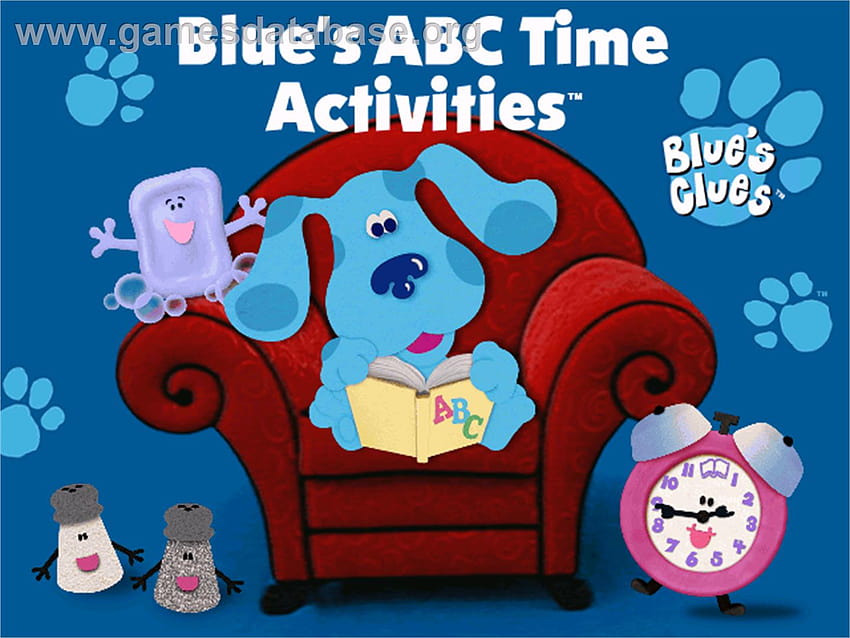 Blue's Clues: Blue's ABC Time Activities, Blues-Hinweise HD-Hintergrundbild
