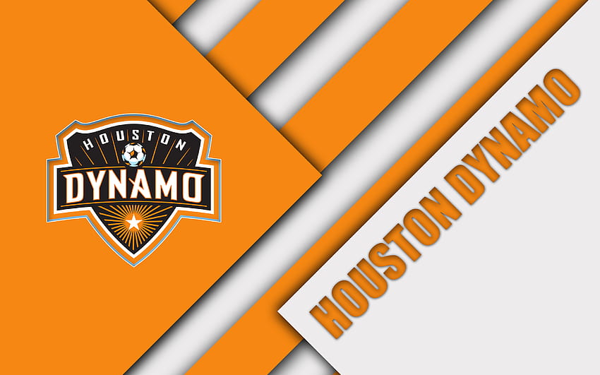Houston Dynamo, Emblem, Logo, MLS, Soccer and backgrounds HD wallpaper