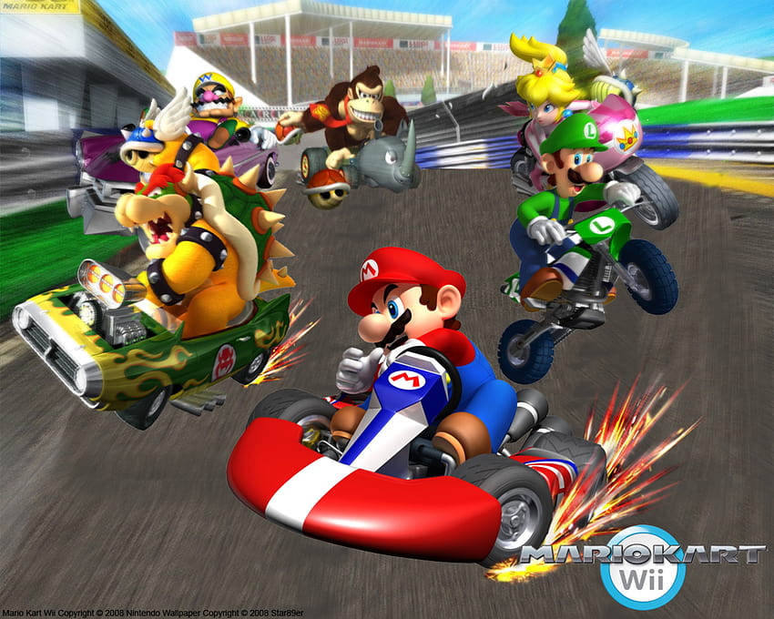 Mario Kart 8 Backgrounds, mario kart ds HD wallpaper
