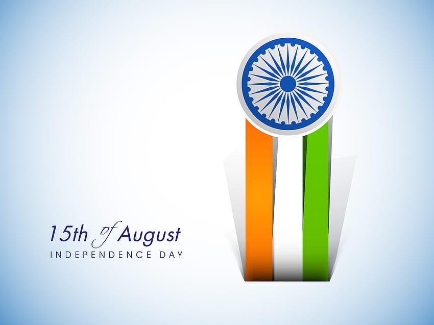 インドの旗、独立記念日、8 月 15 日、トリコロール、レッド フォート、インド、お祝い、インド政府 高画質の壁紙