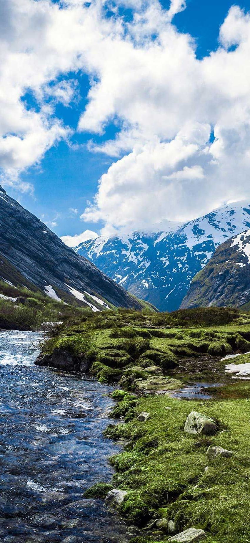 Iphone Pro Mountain river di norwegia, iphone skandinavia wallpaper ponsel HD