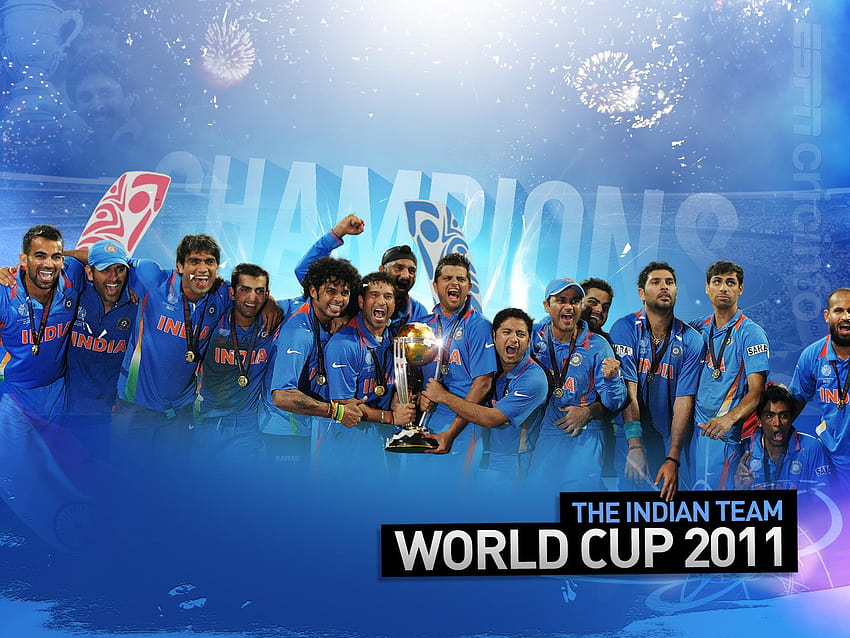 India Team World Cup 2011, Coppa del mondo di cricket 2019 Sfondo HD