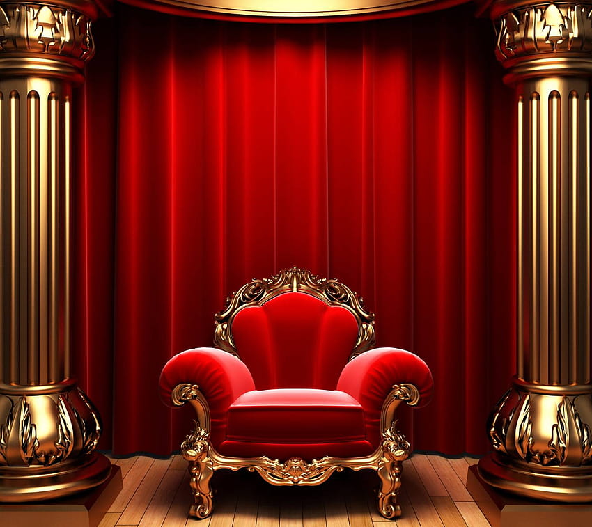 Königsstuhl, königlicher Stuhl HD-Hintergrundbild