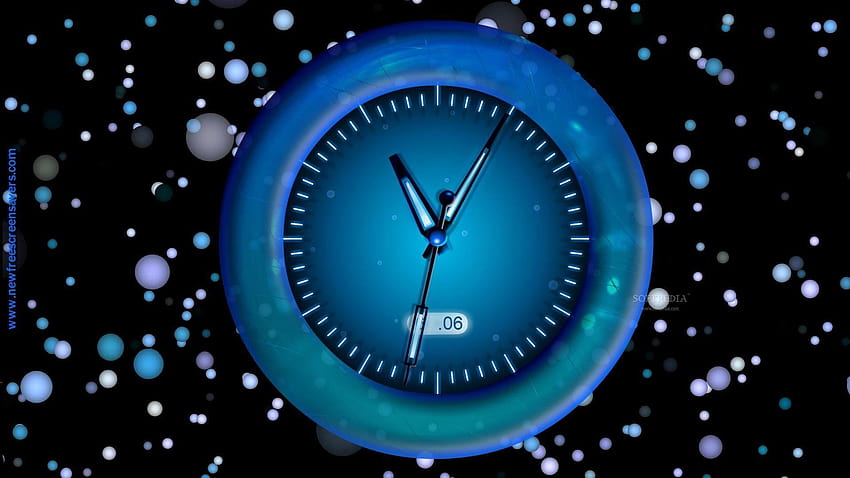 New Animated Moving Clock for Design HD wallpaper