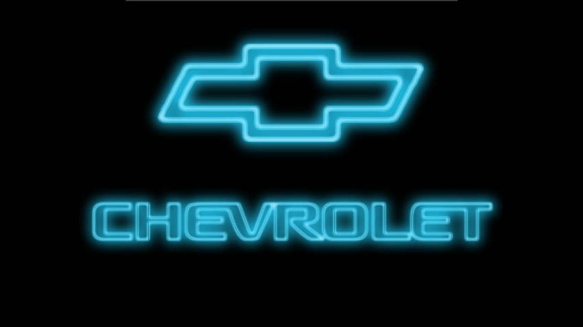 Blue Chevy Neon Logo For com [1366x768] for your , Mobile & Tablet, cool chevy logos HD wallpaper