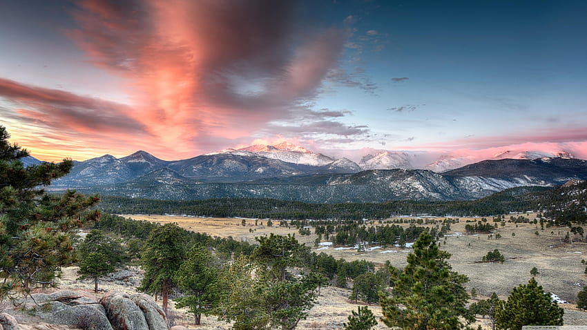 Rocky Dağları Manzarası, Colorado Ultra HD duvar kağıdı