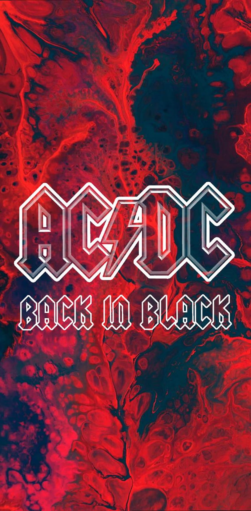 ACDC Back in Black by DiegoTorino Tapeta na telefon HD