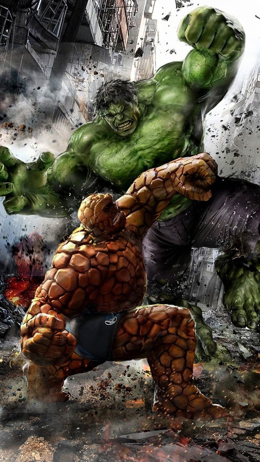 Hulk, El gigante Esmeralda y su Prima, y [] Tapeta na telefon HD