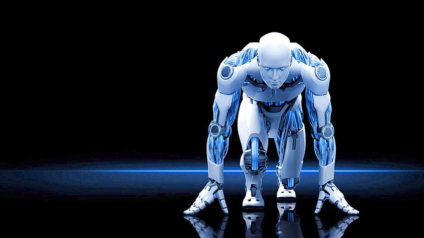 ▻ Cyborg Бъдещето на човека, i робот HD тапет