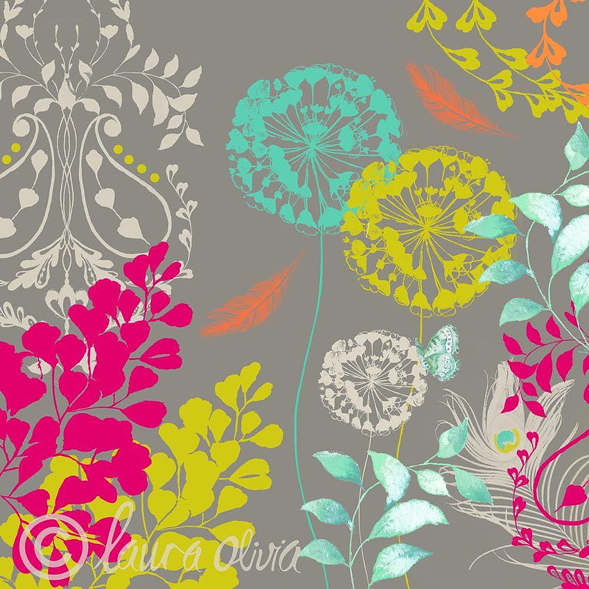 Wall Decals Boho Zentangle Mandala Paisley Black White Fabric, bohemian tumblr วอลล์เปเปอร์โทรศัพท์ HD