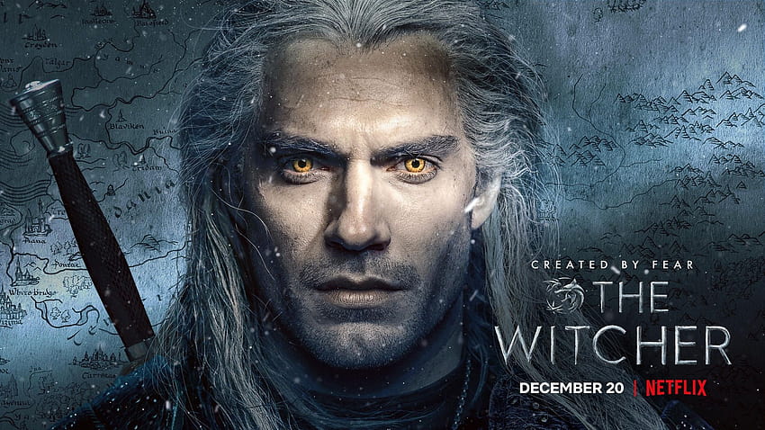 Netflix споделя плакати с герои от The Witcher, включващи Гералт, Цири и Йенефер HD тапет