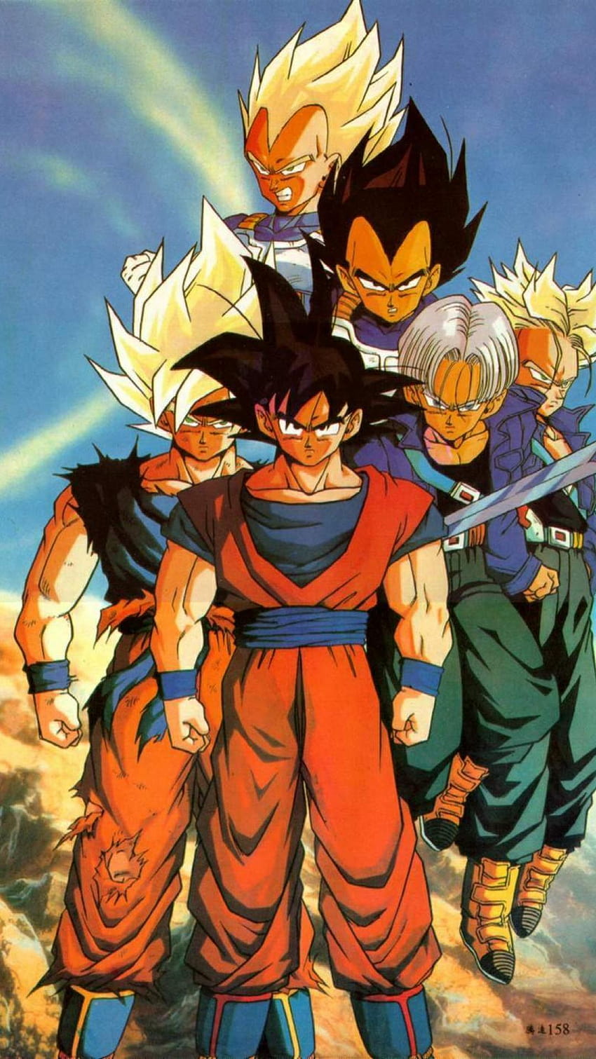 Wallpaper Dragon, Ball, Son Goku, Vegeta, Goku, Son, Z for mobile