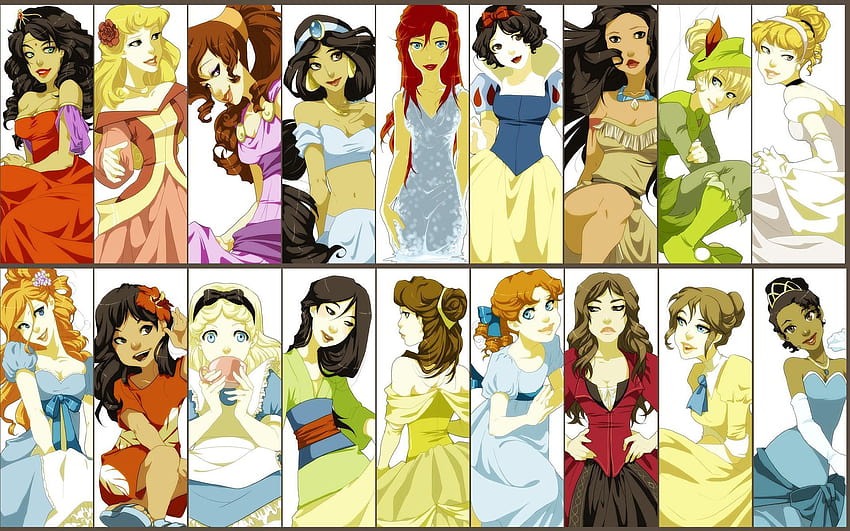Disney Company Alice in Wonderland alternative art Snow White, disney  princess belle anime HD wallpaper | Pxfuel