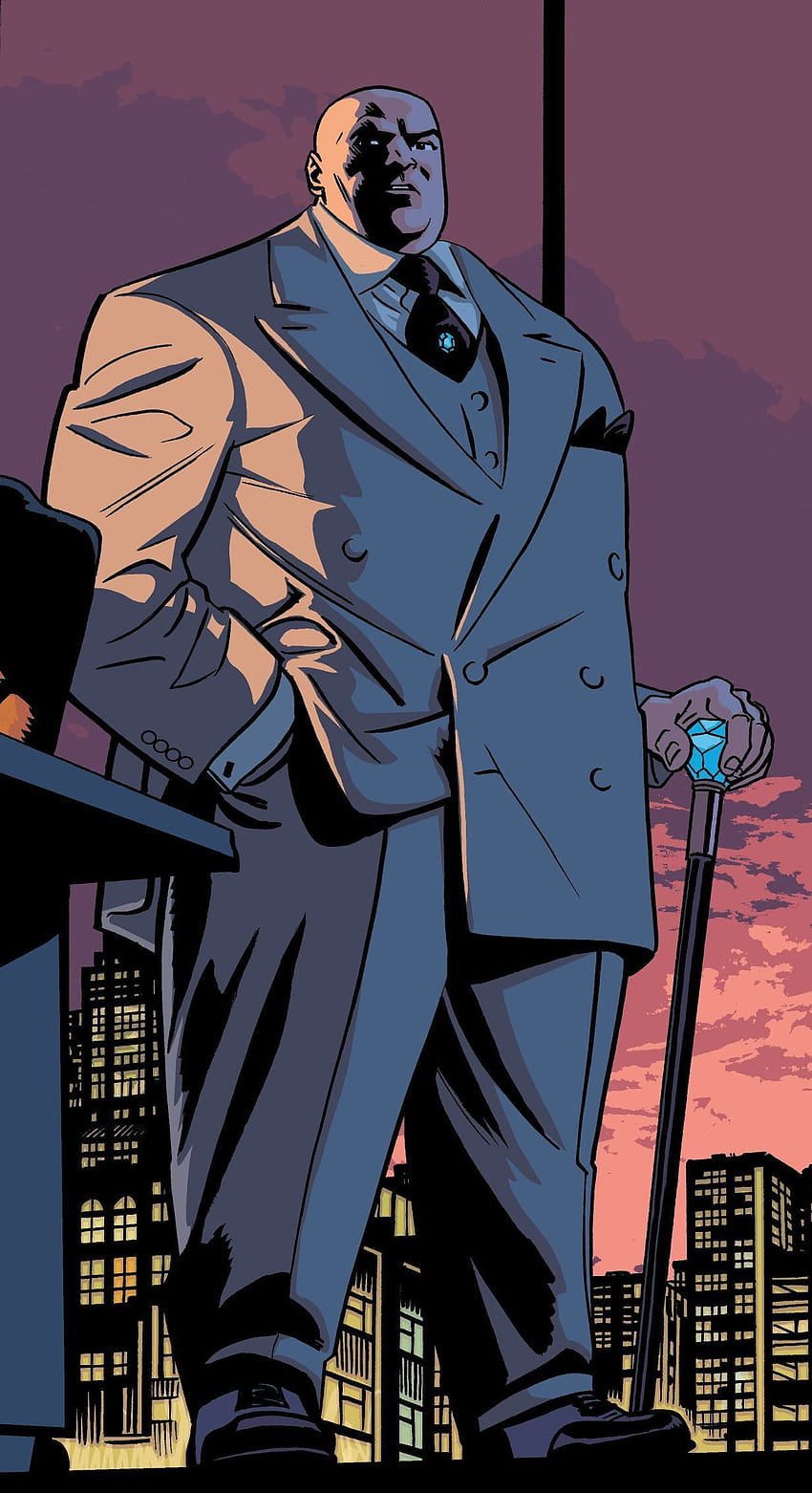 Уилсън Фиск, крал на комиксите на Marvel HD тапет за телефон