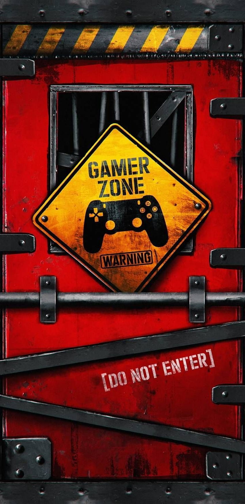 Zona Gamer No Entrar iPhone fondo de pantalla del teléfono