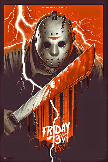 1986 Riday the 13th, Part VI: Jason Lives, Friday the 13th part vi ...