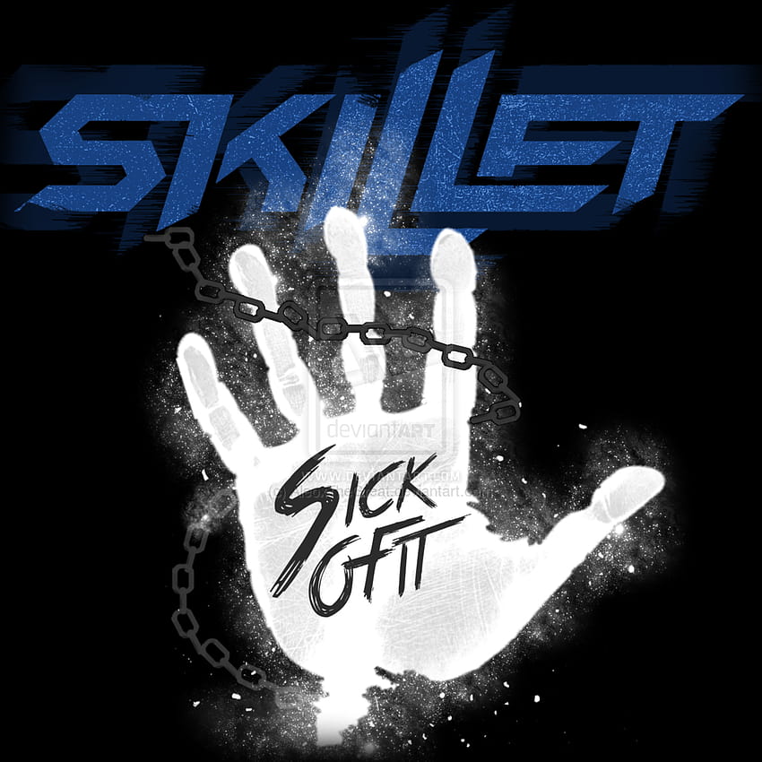 Logo zespołu Skillet, zespół Tapeta na telefon HD