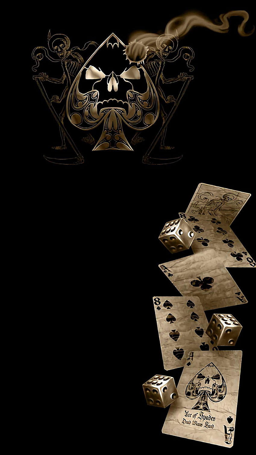 Ace of Spades, ace card HD phone wallpaper