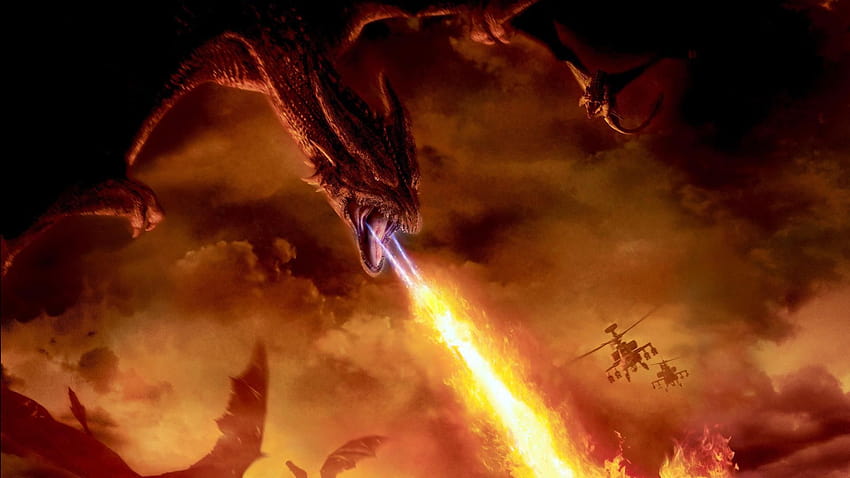 Peace, Fire, Battle, Fire,reign Dragons, Artworks, Helicopter, helicopter movies HD wallpaper