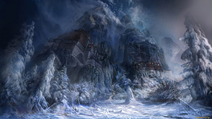 Dark Fantasy and Backgrounds on PicGaGa, gothic fantasy winter HD wallpaper