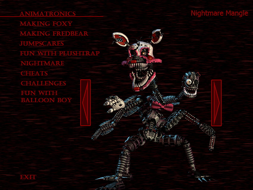 Steam Workshop::FNAF 4: Nightmare Foxy and Mangle