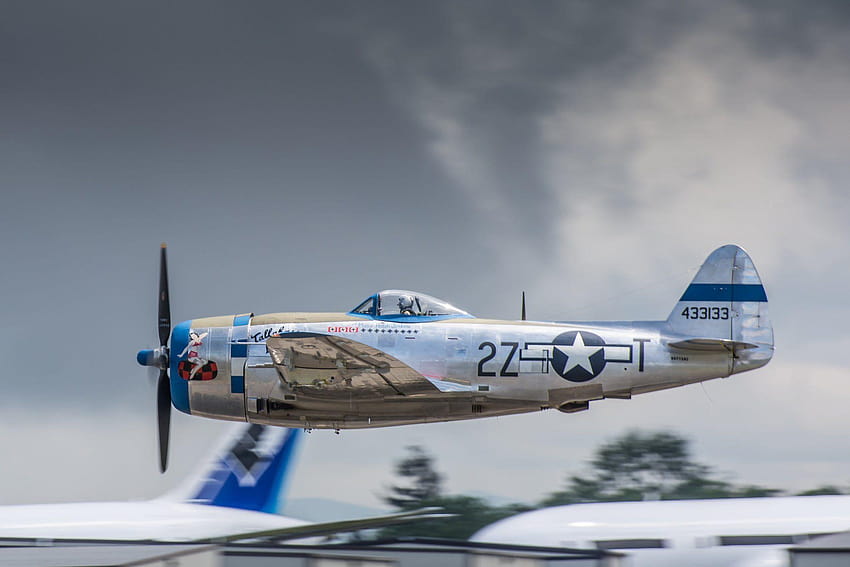 Aeroplane aircraft airplanes airshow american Fighter Flight Flying, republic p 47 thunderbolt HD wallpaper