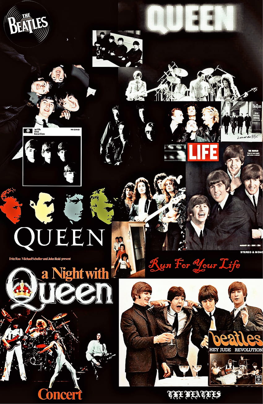 Ratu x The Beatles, ratu band iphone wallpaper ponsel HD
