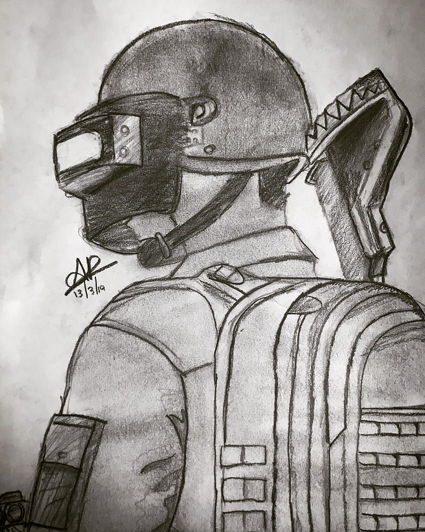 Pubg sketch wallpaper by Hussainrang  Download on ZEDGE  28e6