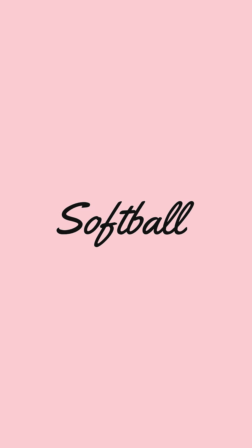 Idea by Emerson Hyde on cute things :), softball aesthetic HD phone wallpaper