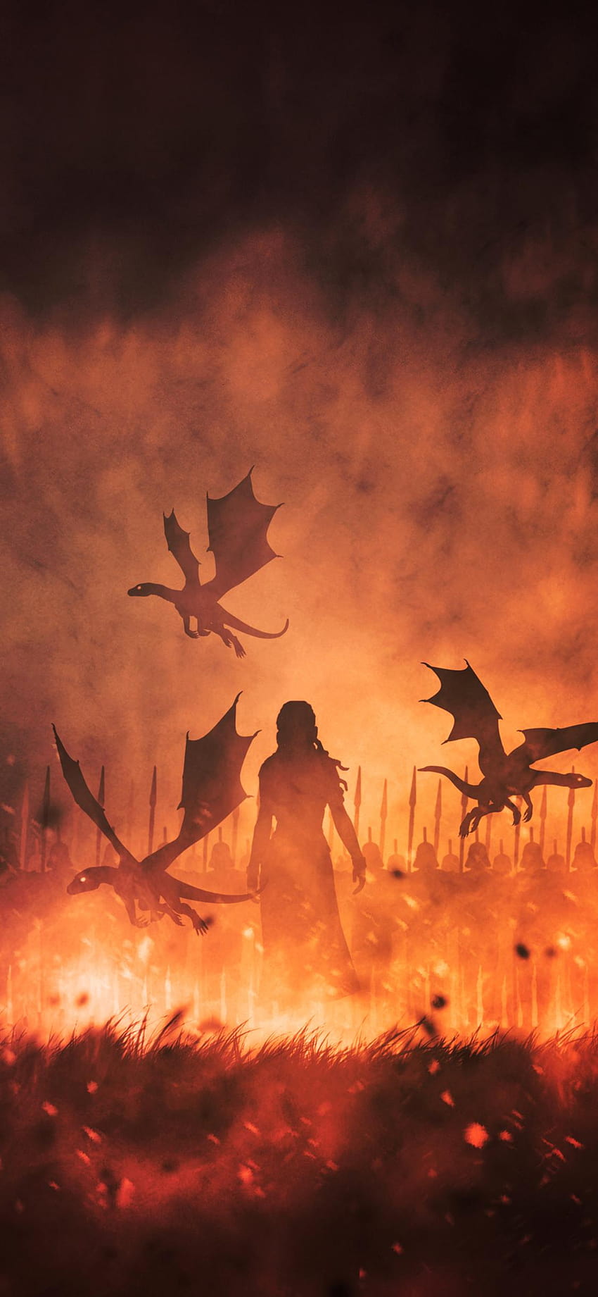 Bestes Game of Thrones für iPhone, Mutter der Drachen HD-Handy-Hintergrundbild