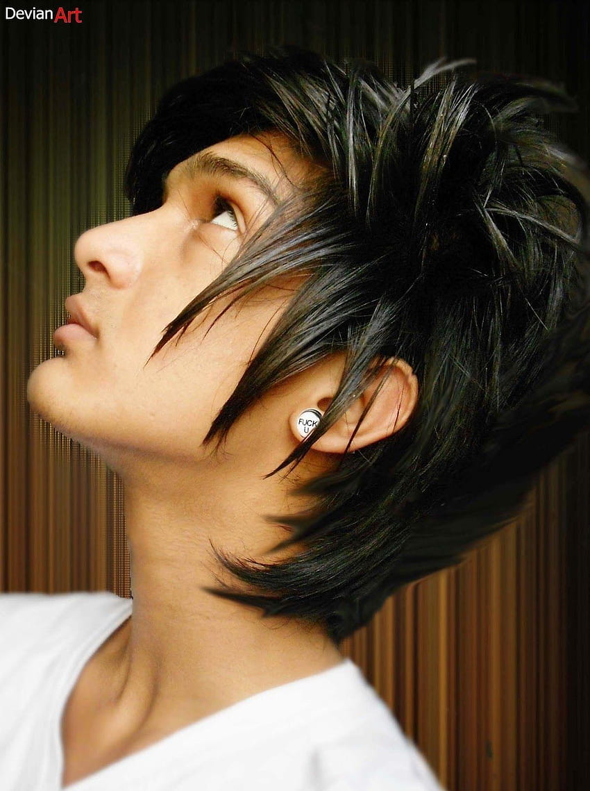Hairstyle Pic Boys Tag Emo Boy Hairstyle HD phone wallpaper | Pxfuel