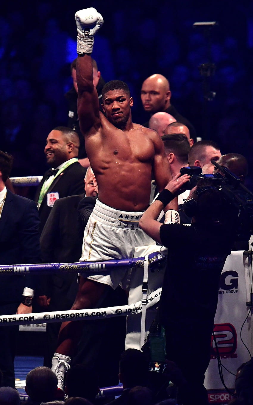 The 10 most iconic from Anthony Joshua's win over Wladimir HD phone wallpaper
