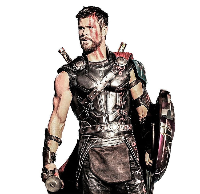 Thor: Ragnarok Chris Hemsworth Shield Man Warriors Filmy Tapeta HD