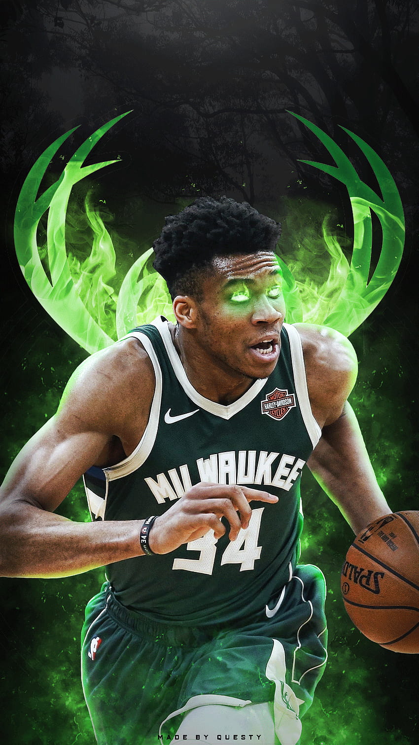 giannis antetokounmpo iphone , made by @QuestyTv on, giannis antetokounmpo iphone 8 HD phone wallpaper