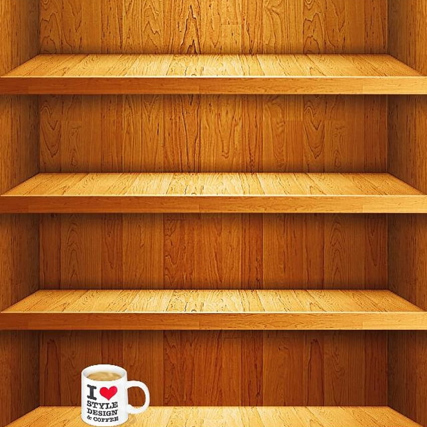Book Shelf for Apple iPad Mini [1024x1024] for your , Mobile & Tablet, app shelf HD phone wallpaper