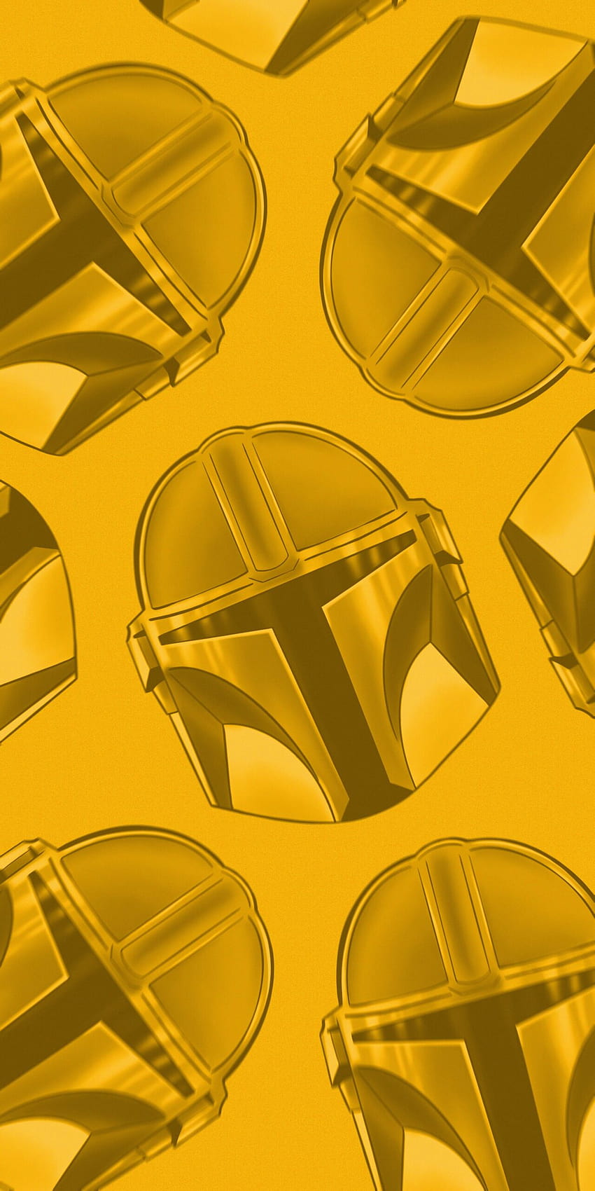 ⭐ Cooler mandalorianischer Helm, ästhetische Star Wars HD-Handy-Hintergrundbild